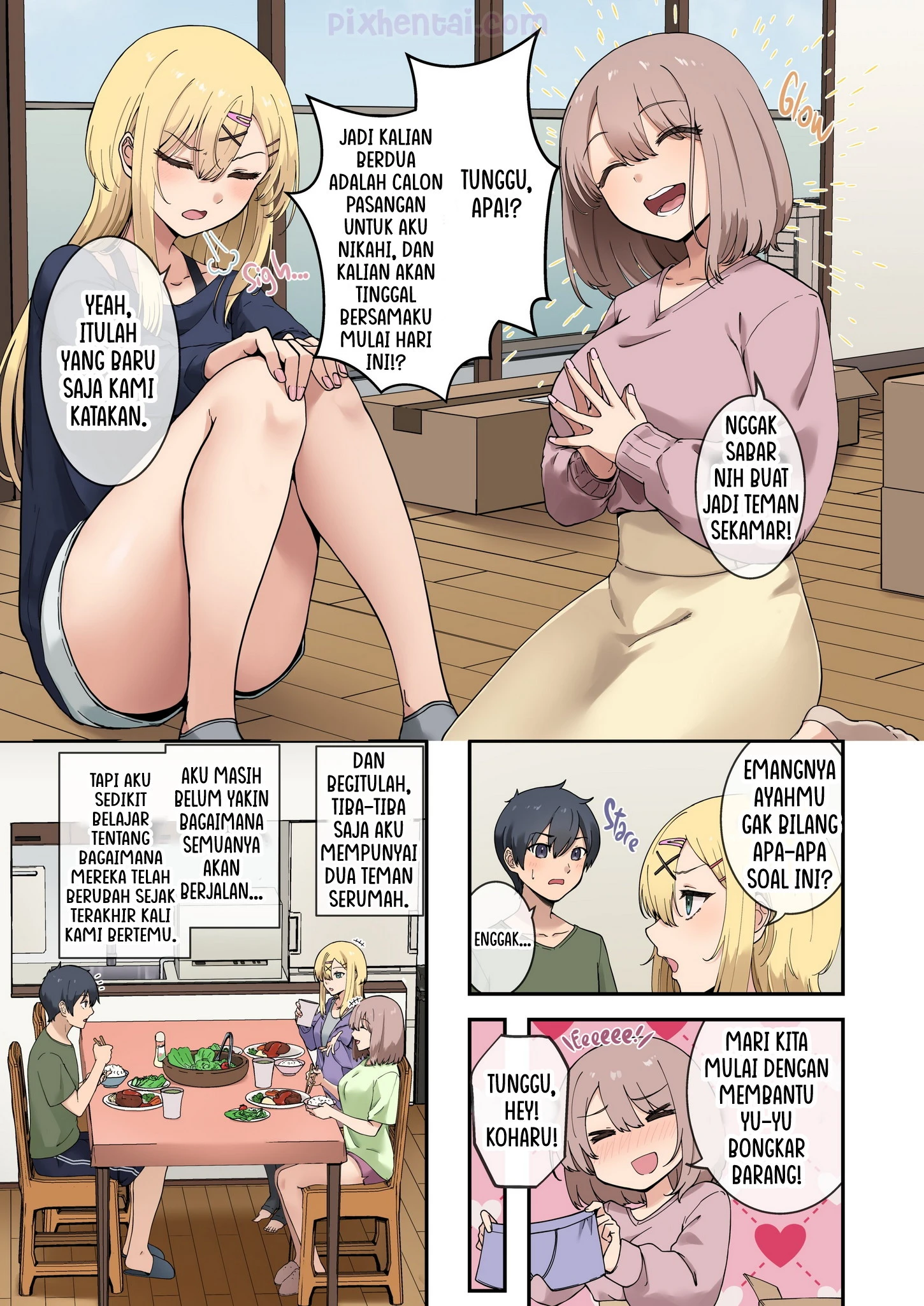 Komik hentai xxx manga sex bokep Osananajimi tachi wa Oyome san Kouho Yaritai Houdai Dousei Life 5